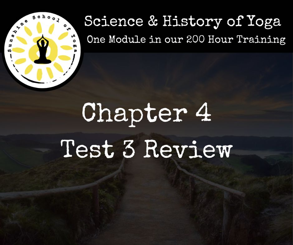 Test for Chapter 3 & Review